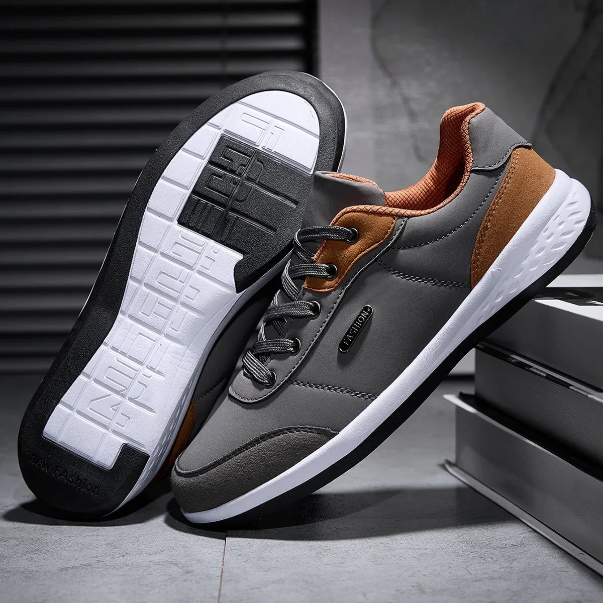 New Men Shoes Spring Autumn Waterproof Walking Sneakers Leisure Male Leather Sports Shoes Non-Slip Footwear Tennis for Men