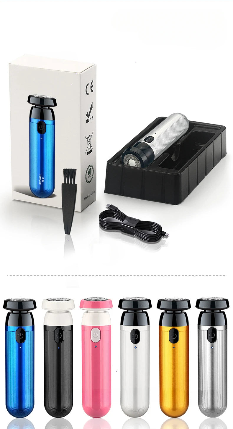 High Speed Fast Charging Portable Electric Shaver For Men And Women Mini Rechargeable Shaver Easy To Dismantle In One Step