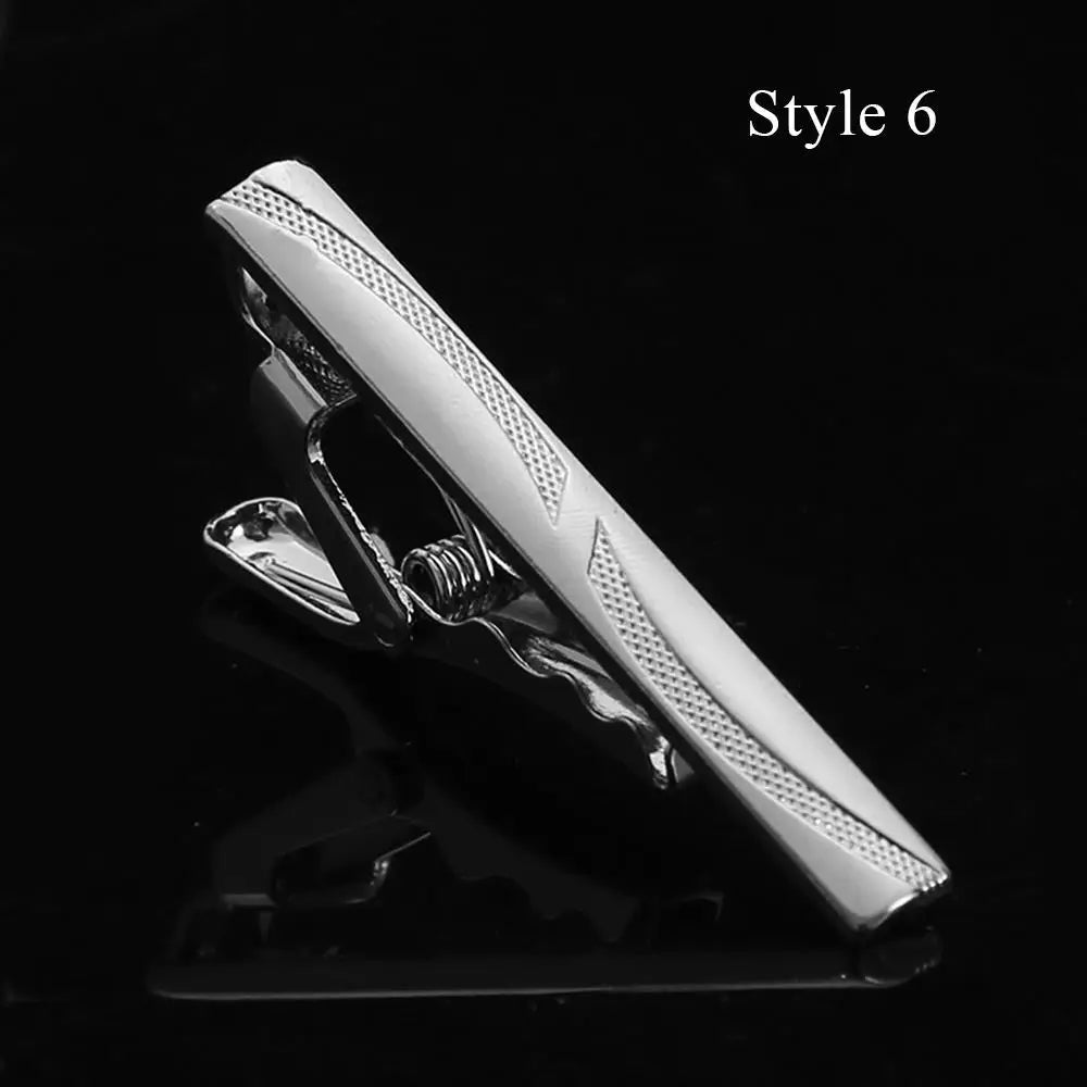 New Classic Men Tie Clip Simple Fashion Metal Necktie Daily Business Wedding Ceremony Tie Clip Pin Men Jewelry Accessories Gift
