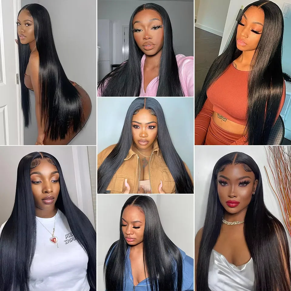 Straight Human Hair Bundles 100% Human Hair 32 40 Inch Bundles Human Hair Extensions Burmese Raw Human Hair 1/2/3/4 Bundles