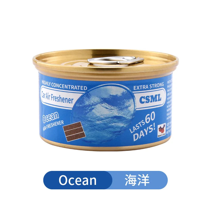 Car air fresh, solid aromatherapy, no additives, canned, essential for eliminating  odors, long-lasting fragrance, household use