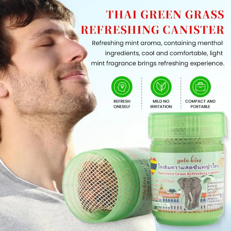 Traditional Thai Herbal Inhalant Inhaler Traditional Nose Flow Carsick Refreshing Refreshing Essences To Keep Brain Clear