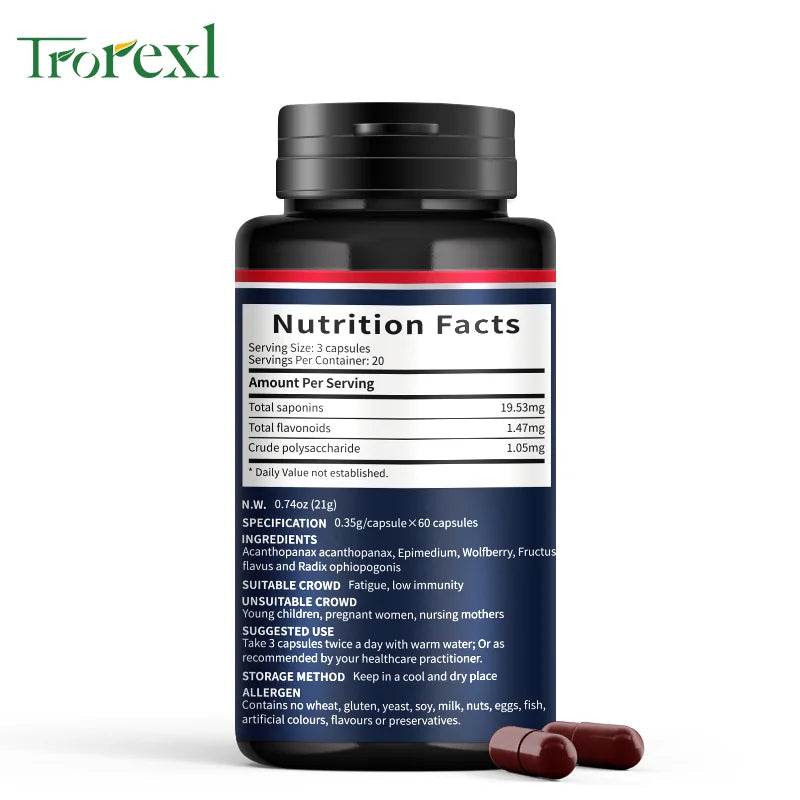 Men Nutrition Epimedium Supplement for Enhance Endurance, Enlargement , Fatigue Resistance
