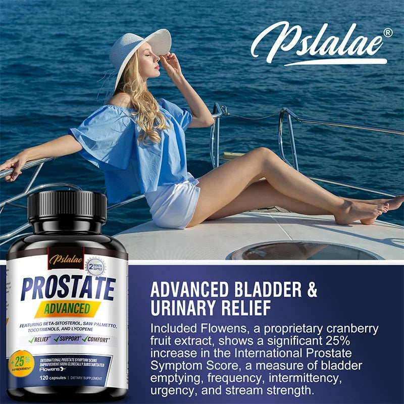Prostate Health Supplement - Natural Saw Palmetto Extract, Supports Prostate and Hair Health,Improves Immunity