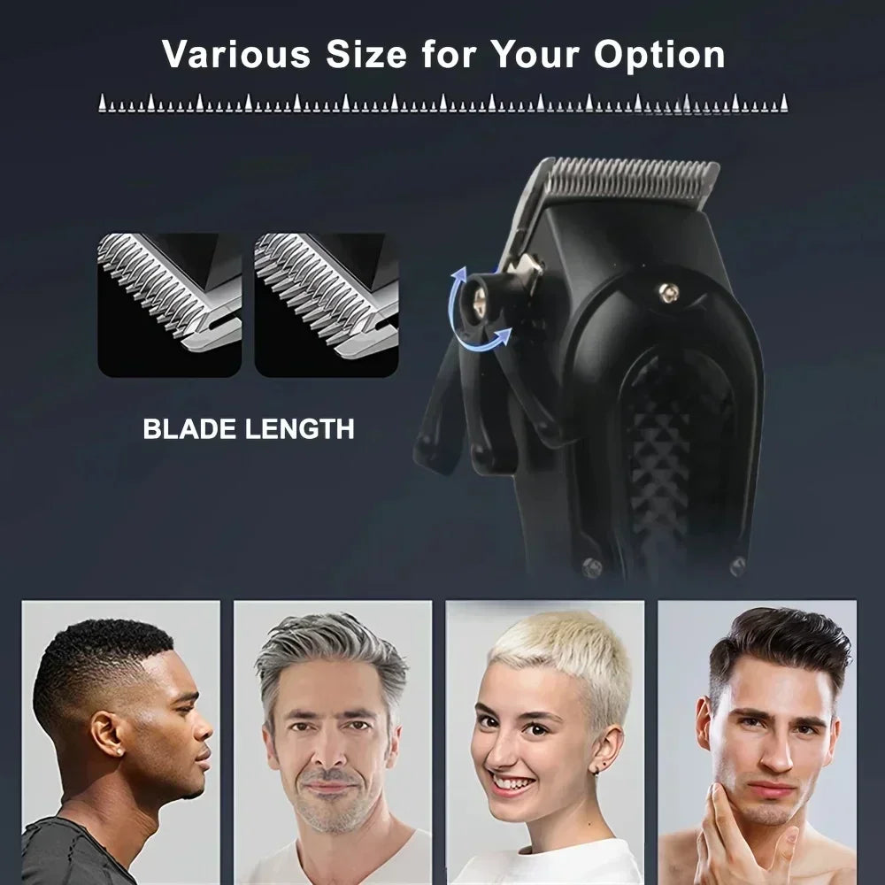 Professional Electric Hair Clipper Kit /Nose Trimmer | USB Charging 0mm Shaver haircut machine for beard Man Valentines Day Gift