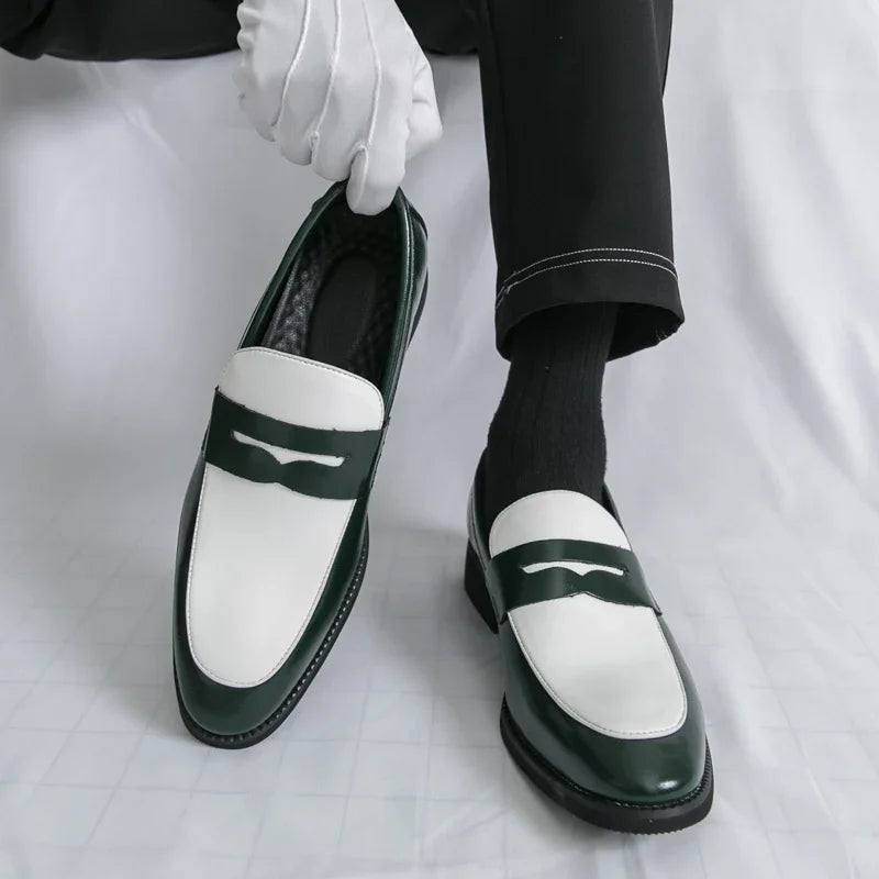 Men Shoes for Wedding Moccasins 2025 New Loafers for Men Breathable Man Slip on Flats Leisure Walk Driving Shoes Walking Shoes