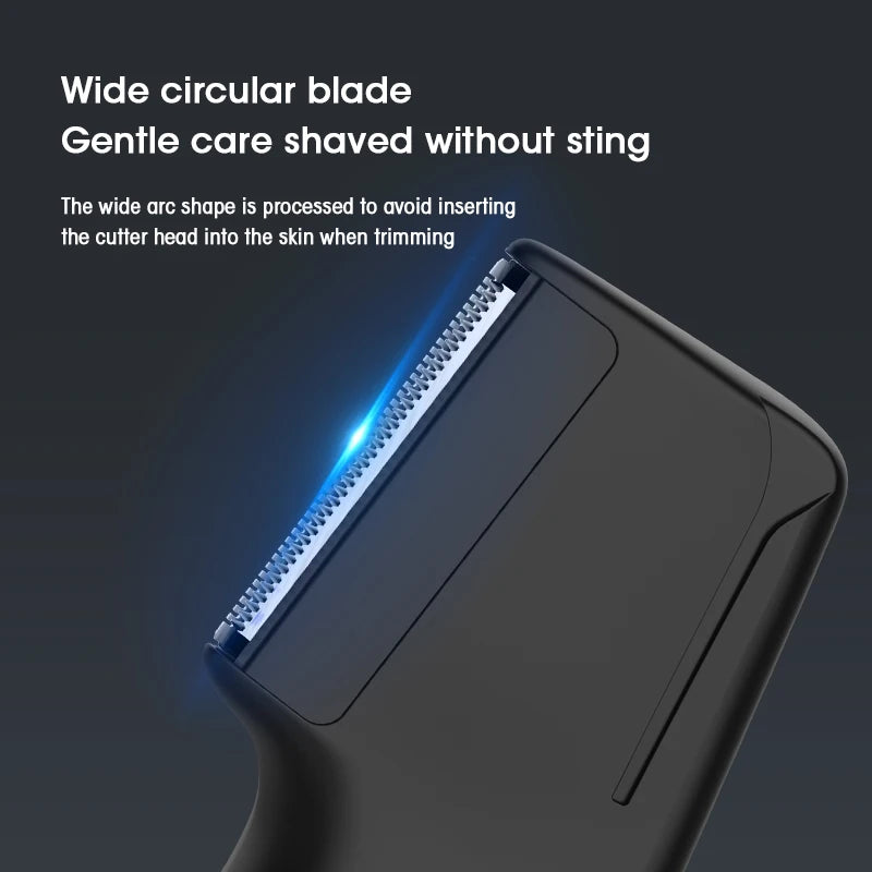 RESUXI T3 Men's 3 in 1 Multifunctional Electric Body Hair Trimmer Full Body Washable Shaver Portable Pubic Hair Clipper Razor
