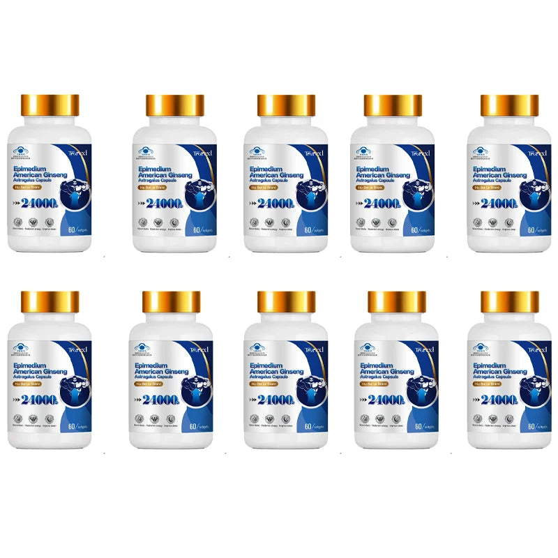 Extra Strength Supplement with Epimedium & Panax Ginseng Extract, Male Enhancing Supplement Supports Improve Male Energy Levels