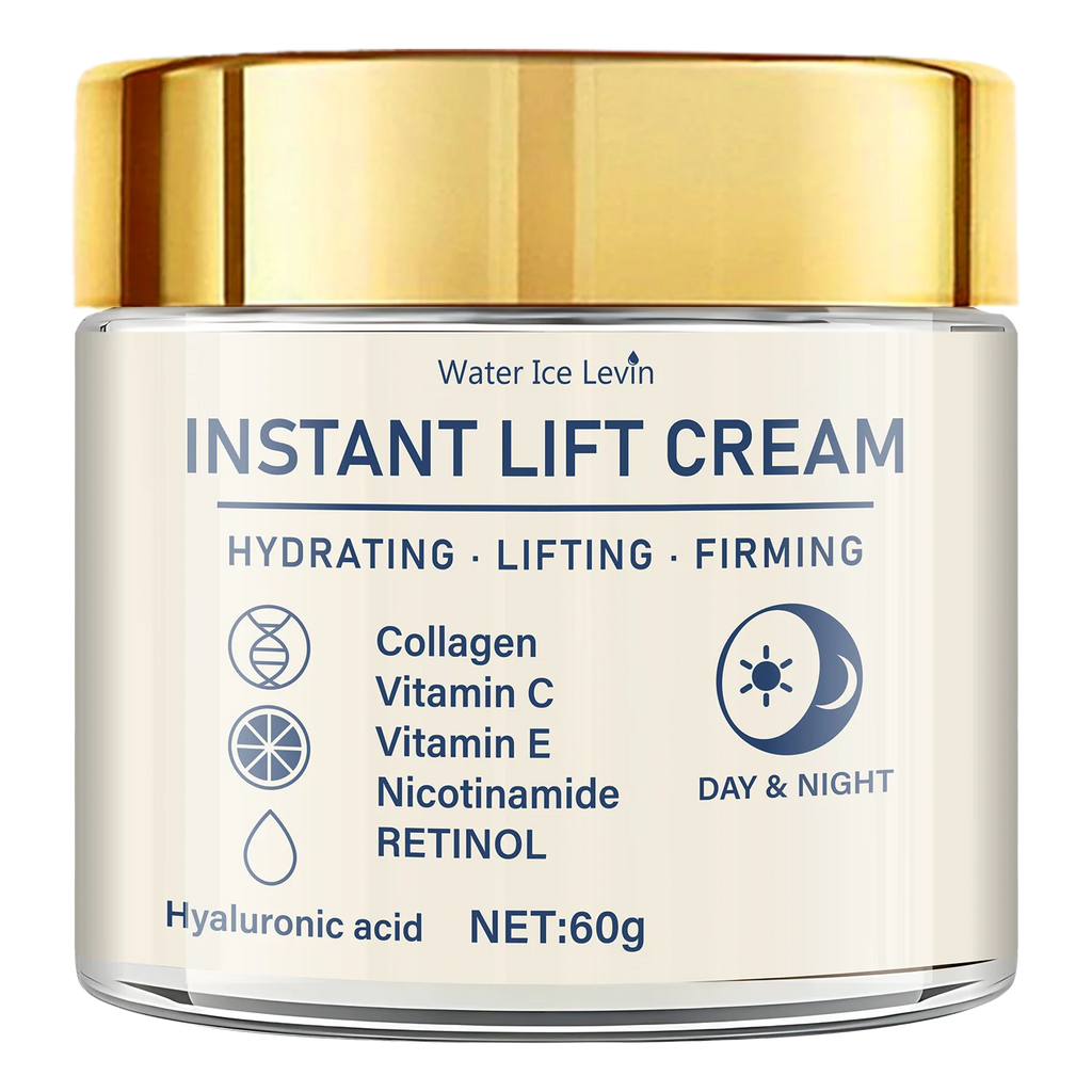 Facial Firming and Lifting Cream - Rich in Hyaluronic Acid and Retinol, Tightens and Lifts the Skin, Moisturizes the Skin, Suitable for All Skin Types, Daily Skincare Product