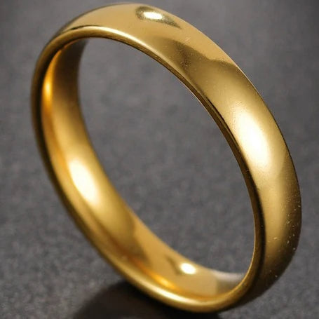 316L Stainless Steel High Quality Ring Simple Matte Fashion Men Wedding Rings Finger Engagement Gift For Women Jewelry