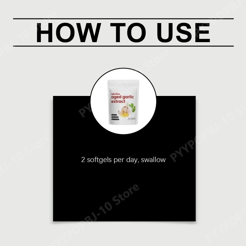 Odorless Aged Garlic Extract Supports Healthy Circulation and Energy