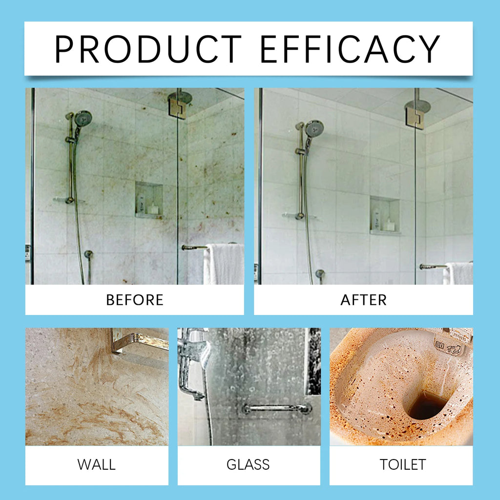 Bathrooms Cleaning Agent Strongly Removing Stubborn Stains Limescale Restore Shines No Residual Refresh Air Daily Shower Cleaner