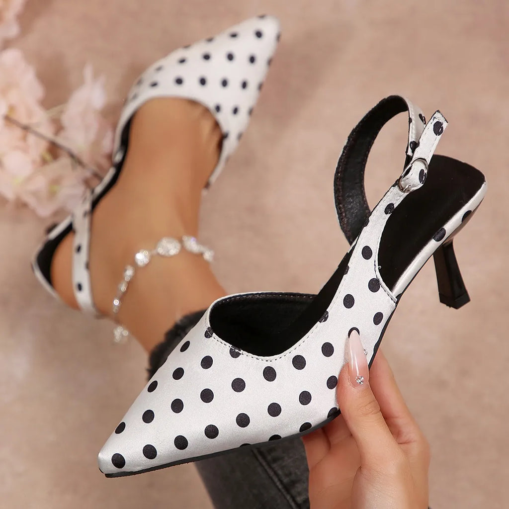 Women's Shoes Designer Heeled Sandals Elegant Dress Fashion Heels Shoes 2026 Spring New Shallow Dress Mujer Zapatos