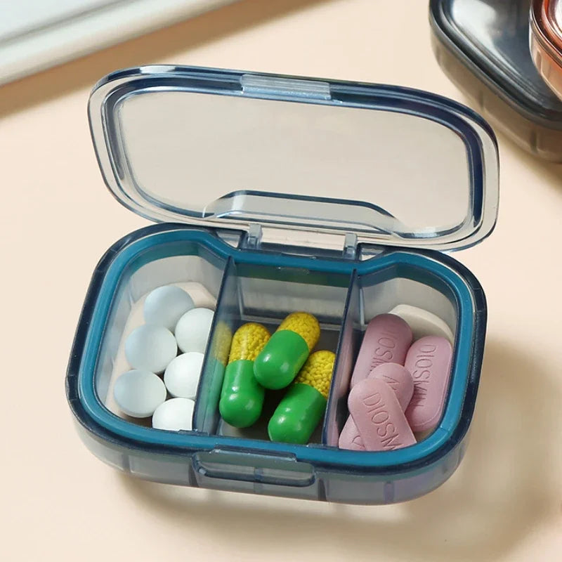 Mini Mini Medicine Box Portable Outbound Travel Medicine Dispenser Pill Storage Box Pills Organizer Case Medicine Organizer