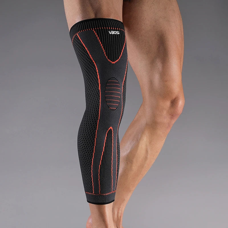 VBOSi 1 Piece Men Women Compression Knee Support Leg Sleeve Breathable Elastic for Sports - Running Basketball