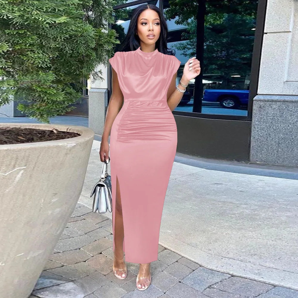 women's casual dresses draped fashion Woman clothes long wedding summer prom female evening dresses elegant party dresses hxy306