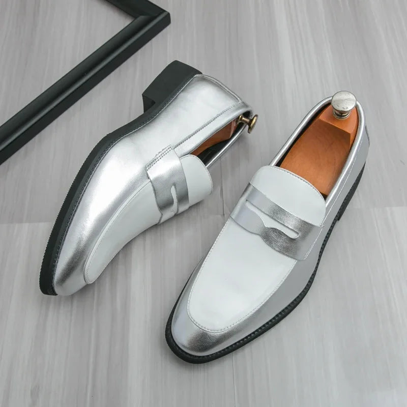 Men Shoes for Wedding Moccasins 2025 New Loafers for Men Breathable Man Slip on Flats Leisure Walk Driving Shoes Walking Shoes