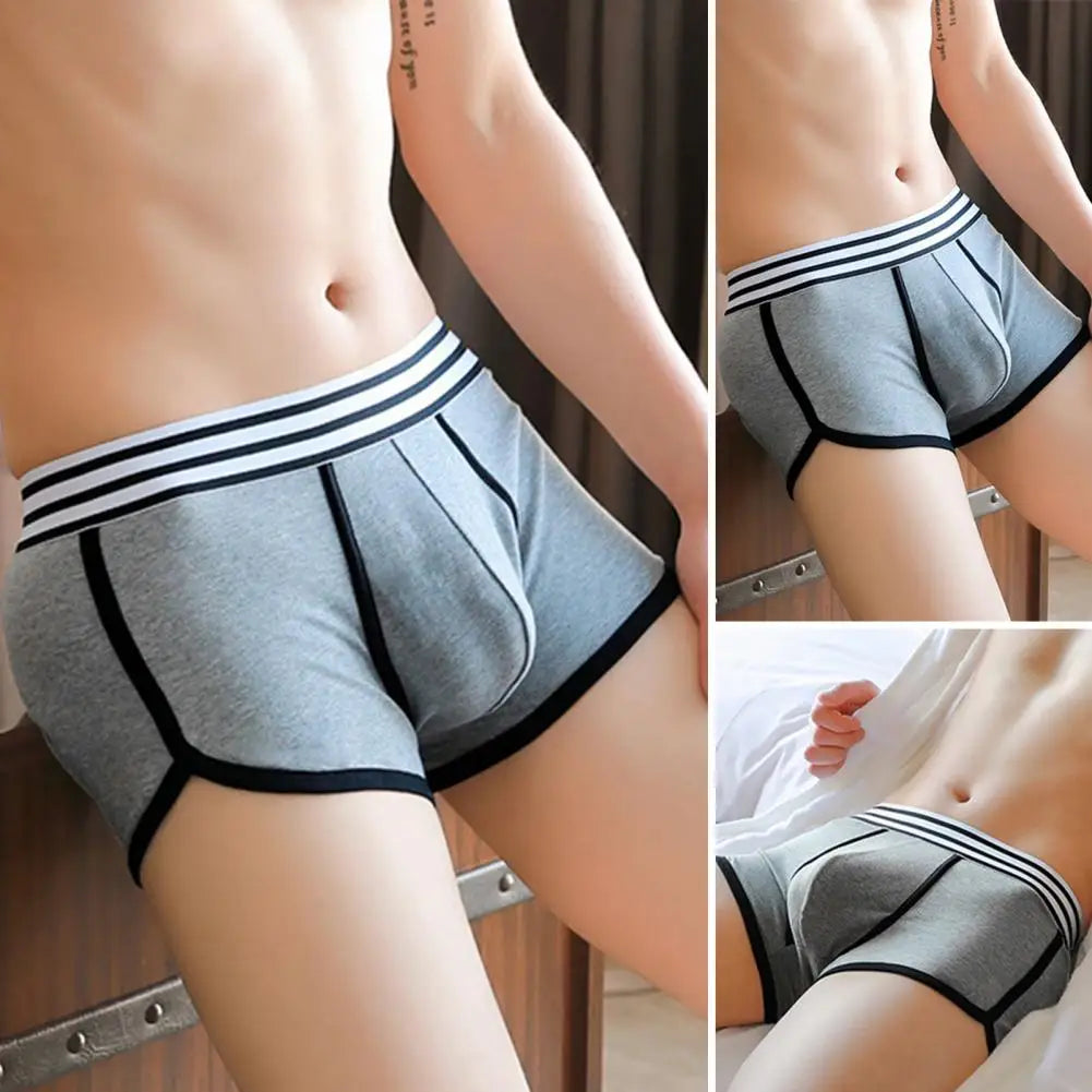 Men Boxers Underwear Soft Breathable U Convex Sweat Absorption Comfortable Men Underwear High-Quality Breathable Men Underpants