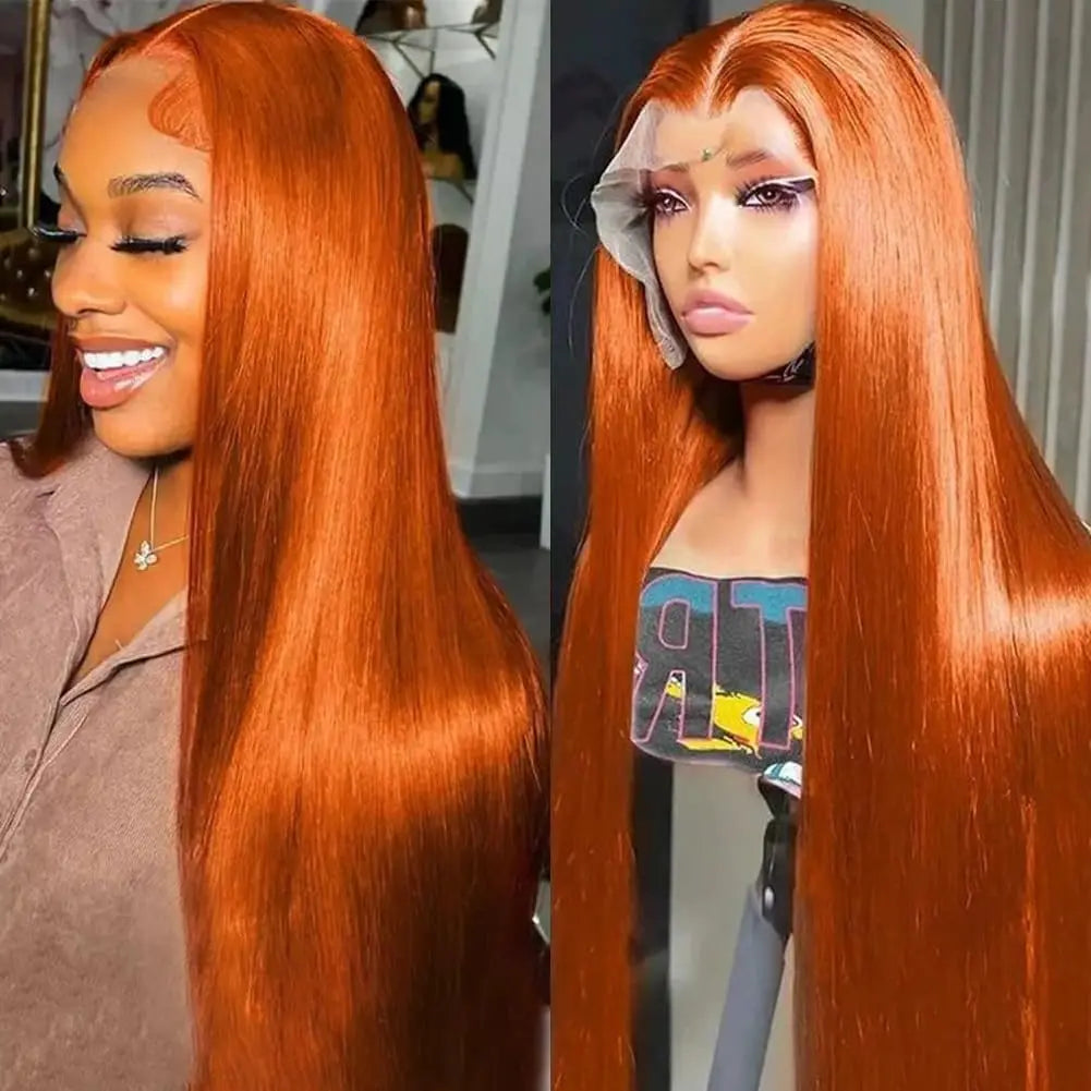 Chocolate Brown Body Wave Human Hair Wigs 13X4 HD Lace Frontal Wigs For Women Colored Brazilian Wet And Wavy Lace Front Wigs