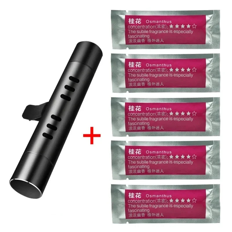 5/6/10/24pcs Air Freshener Smell Car Vent Perfume Flavoring Auto Interior Accessorie Custom Styling Remove Odors Aroma