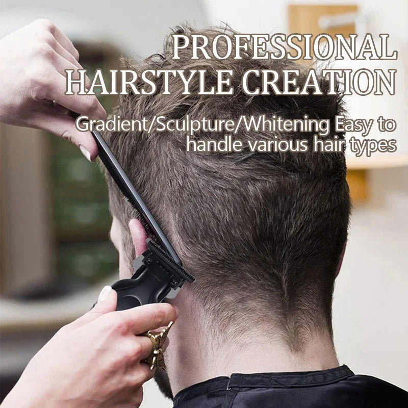 Kemei Electric Hair Clipper KM-2299D with Base Electric Thruster Charging USB Oil Head Carving Hair Clipper for Hair KM-2299