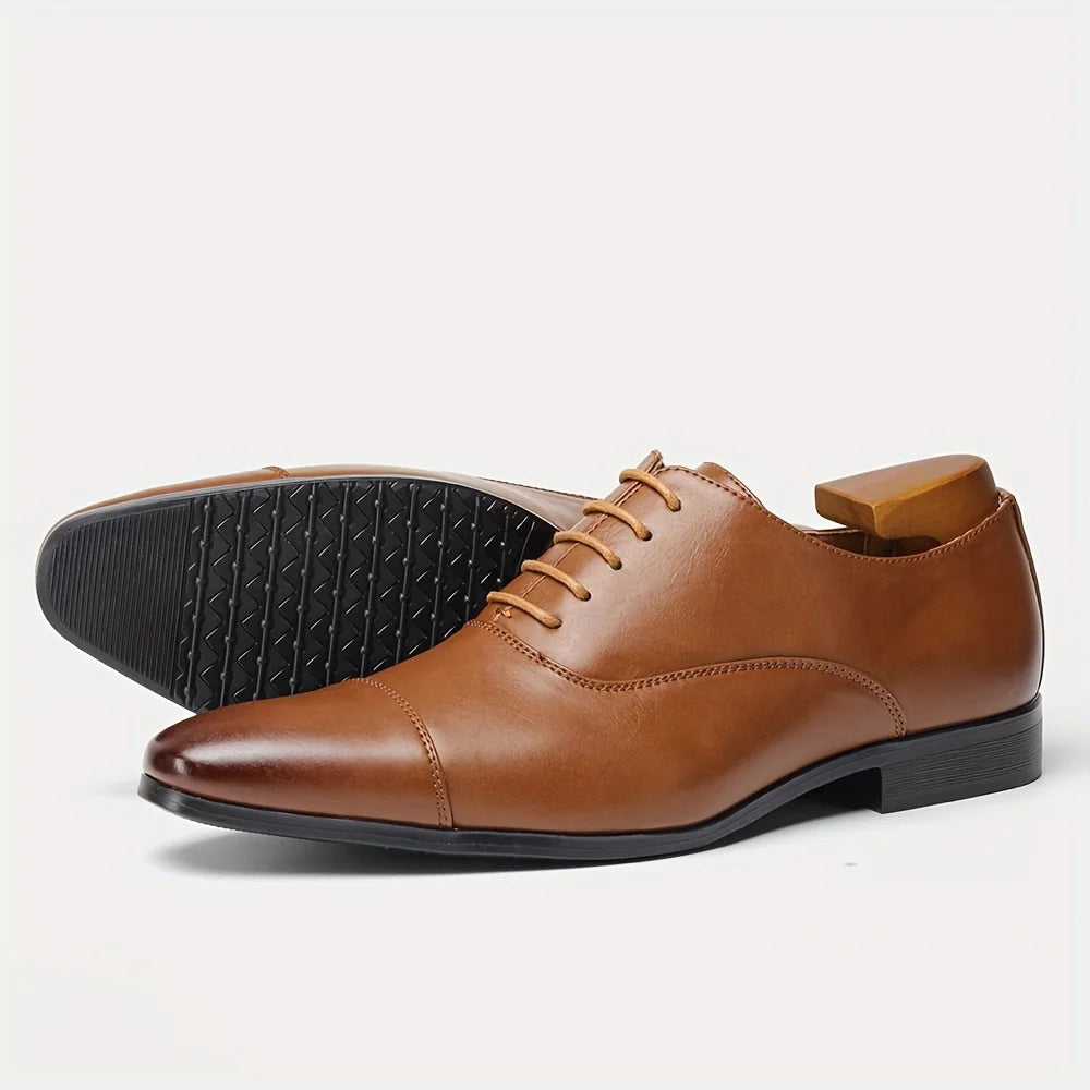 Leather Shoes For Men Gentleman'S Stylish Comfortable Business Formal Shoes Men