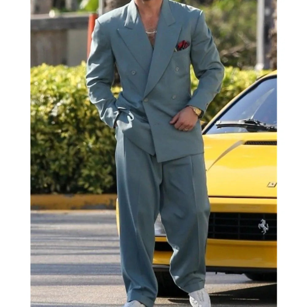 Man Formal Suits for Men Suit Set Wedding Luxury  Fashion Suit Dress  2 Piece Modern Men's Suits