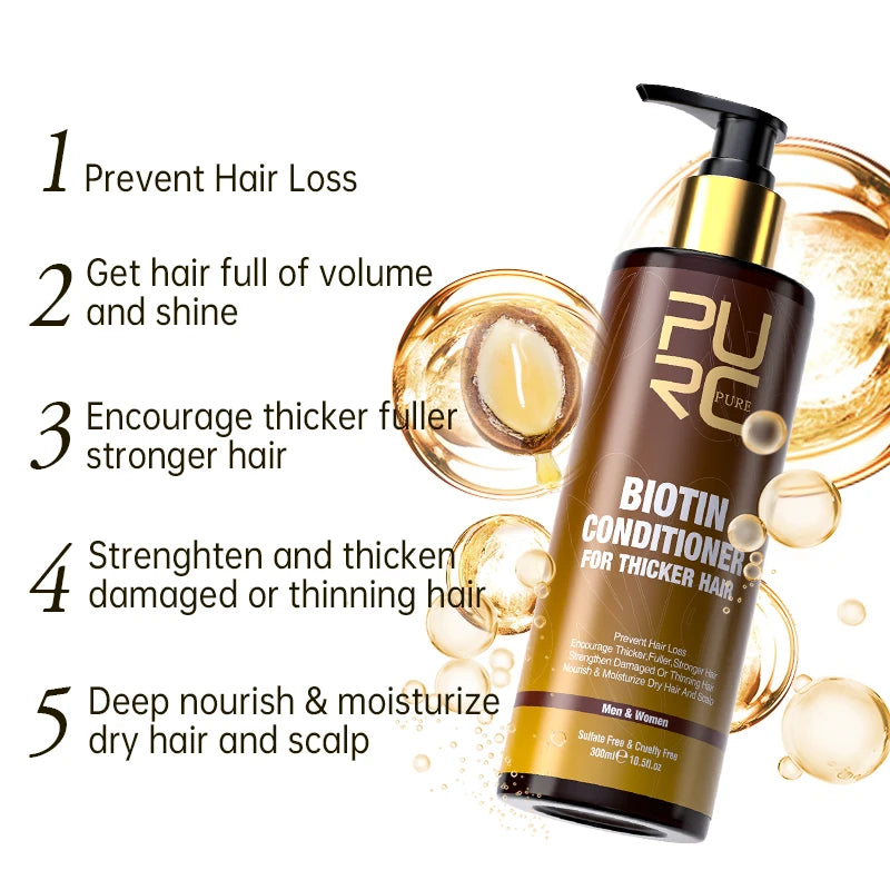 Biotin Prevent Hair Loss Shampoo And Conditioner Growth Oil Treatment For Hair Fast Regrowth Care Beard Hair Beauty Health Care