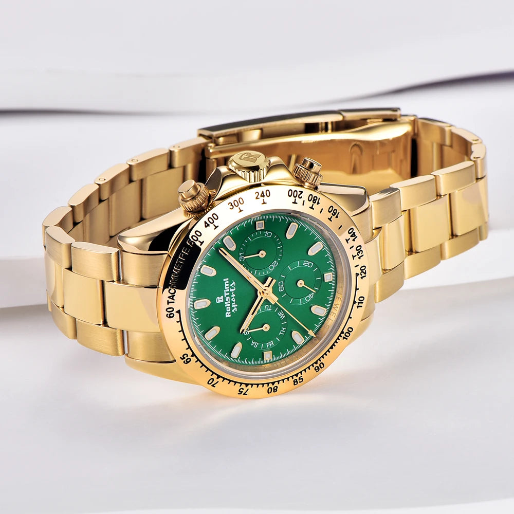 Men's watches top brand luxury mechanical watches men's Rollstimi137 luminous 30 meters waterproof stainless steel men's watches