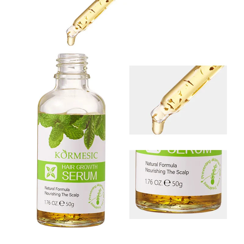 Rosemary Hair Growth Serum Prevention Hair Loss Nourishes Scalp Fast Longer Thick Hair Moisturizing Hair Care Oil Men Women 50g