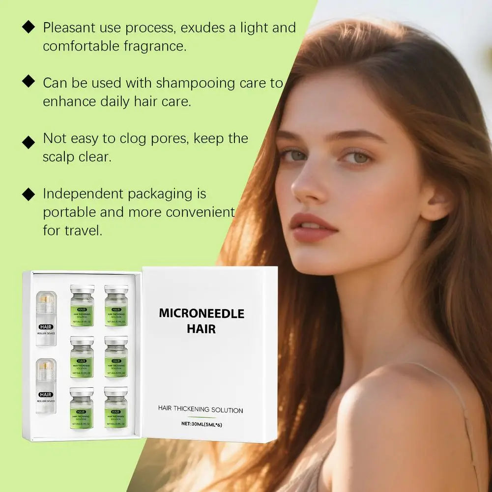 Hair Roller Serum Gentle nourishes the scalp Strong Hair Root Anti Hair Loss Hair Care Set  Daily Care Scalp Serum