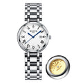 Watches for Women Stainless Steel Modern Hand Clock Female Gifts Luminous Waterproof Ladies Wristwatches for Women Montre Femme