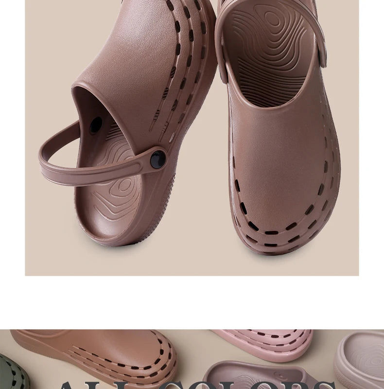 Nursing Scrub Clogs Medical Shoes Comfortable Anti-slip for Professionals Breathable Waterproof Hospital Work Clog X08