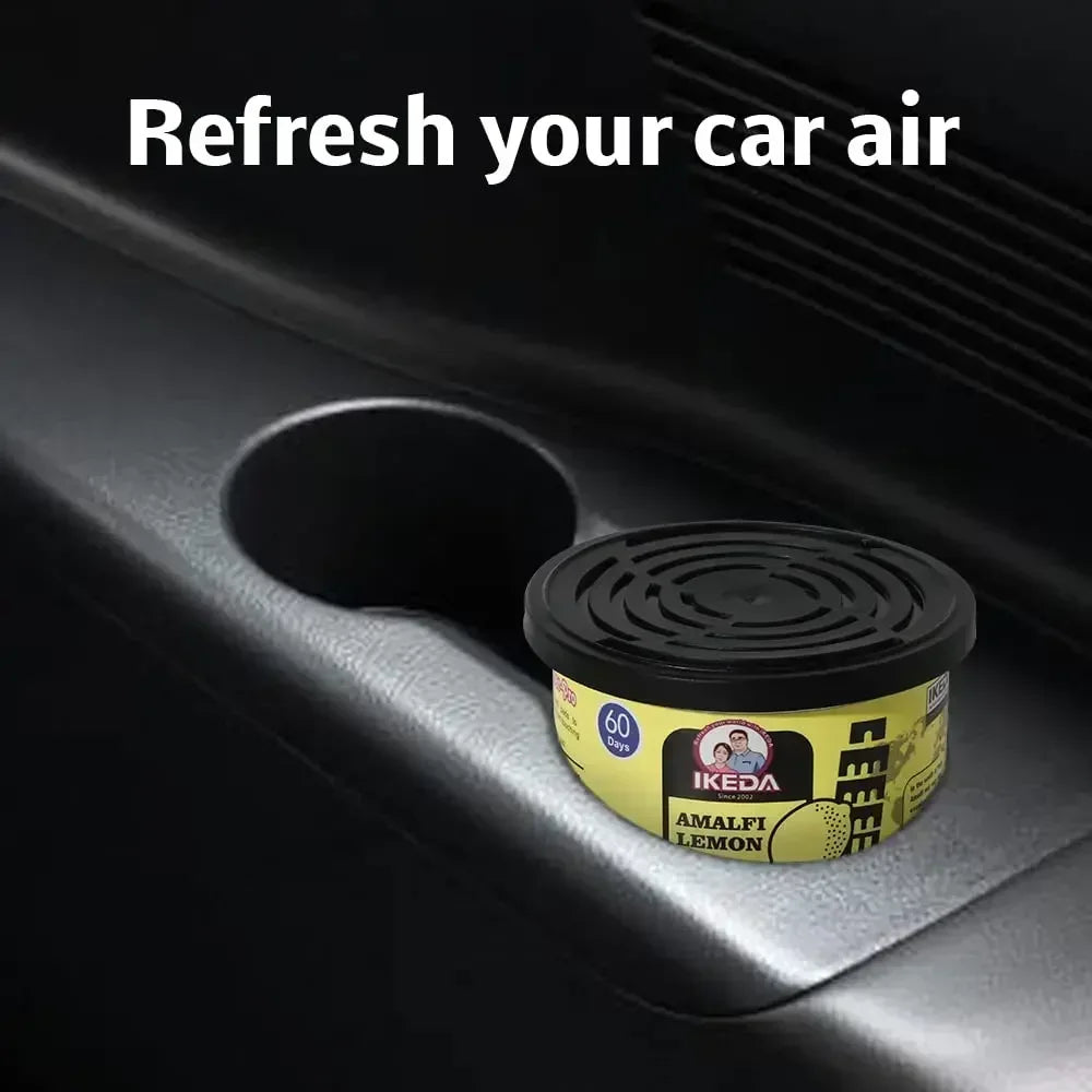 Car Air Fresheners: Lemon Scent | Organic Cans | Odor Eliminator Essential | Long-Lasting | Strong Fragrance | For Home Closet