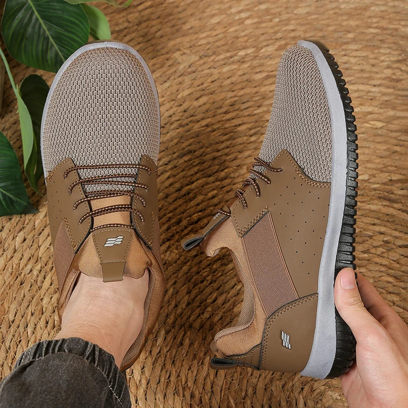 Men's casual shoes, unique and stylish design, fashionable sports shoes, low-top style, suitable for walking, running  jogging