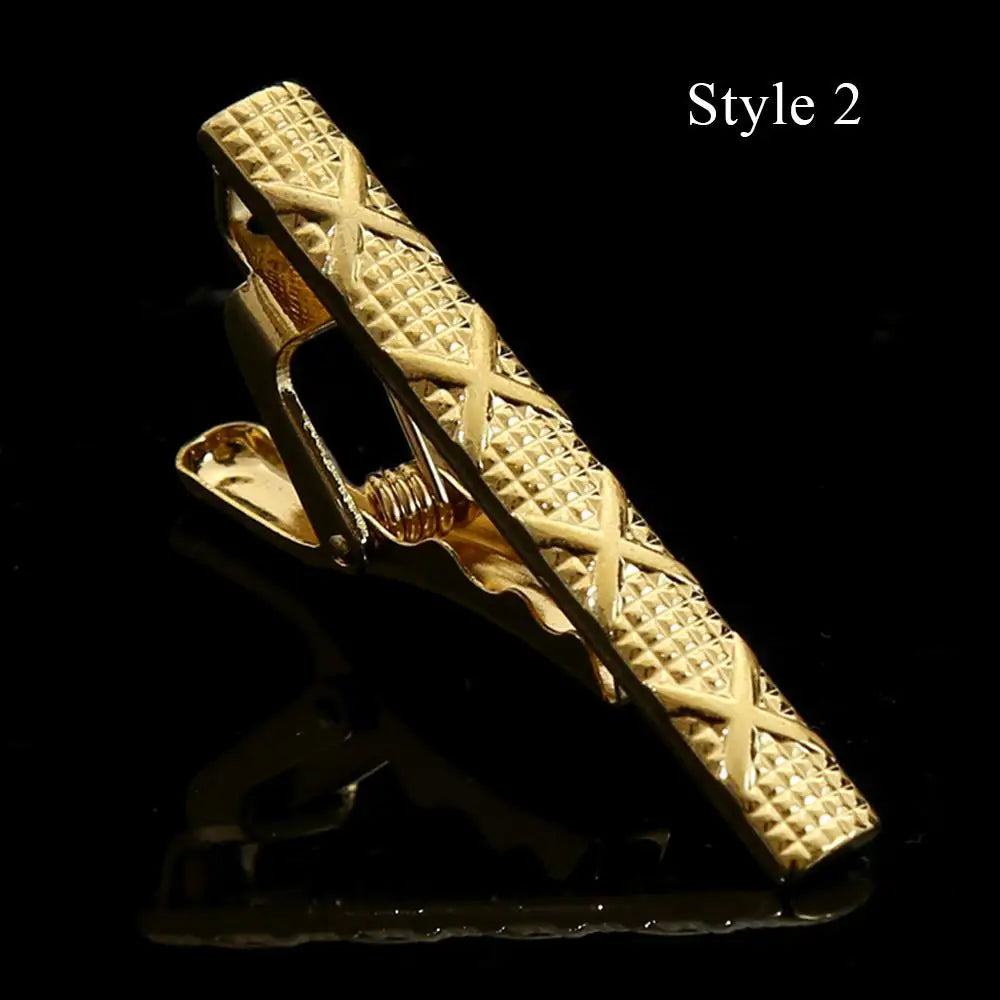 New Classic Men Tie Clip Simple Fashion Metal Necktie Daily Business Wedding Ceremony Tie Clip Pin Men Jewelry Accessories Gift