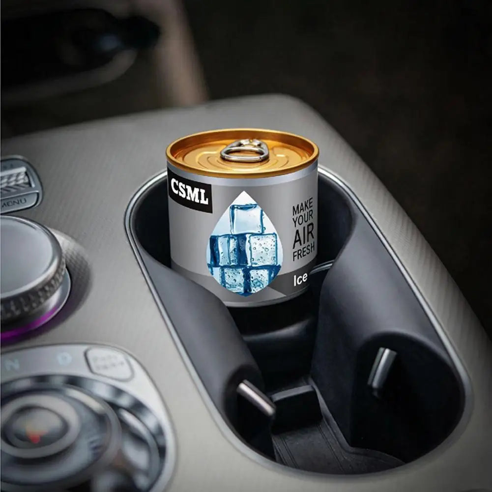 Car Air Freshener Solid Balm Cologne Lemon Odor Eliminator Long-lasting Perfume Scent Ornament Auto Accessoies