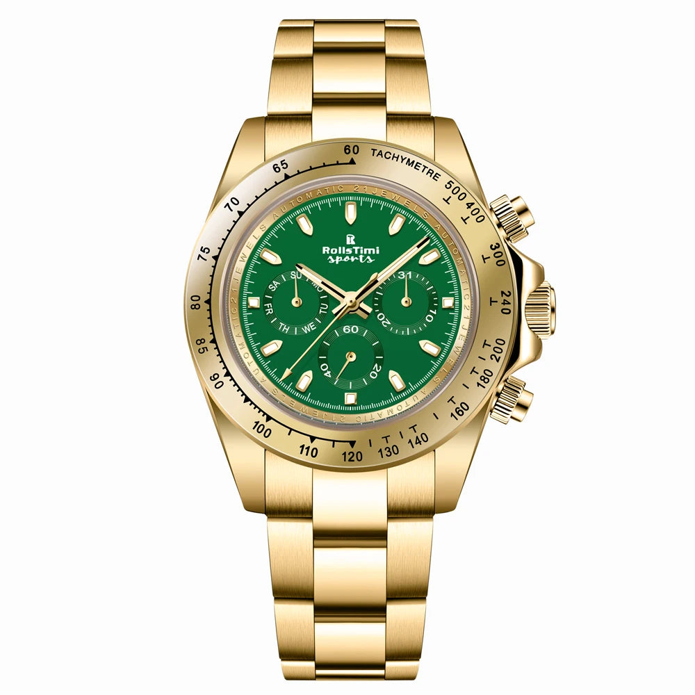 Men's watches top brand luxury mechanical watches men's Rollstimi137 luminous 30 meters waterproof stainless steel men's watches