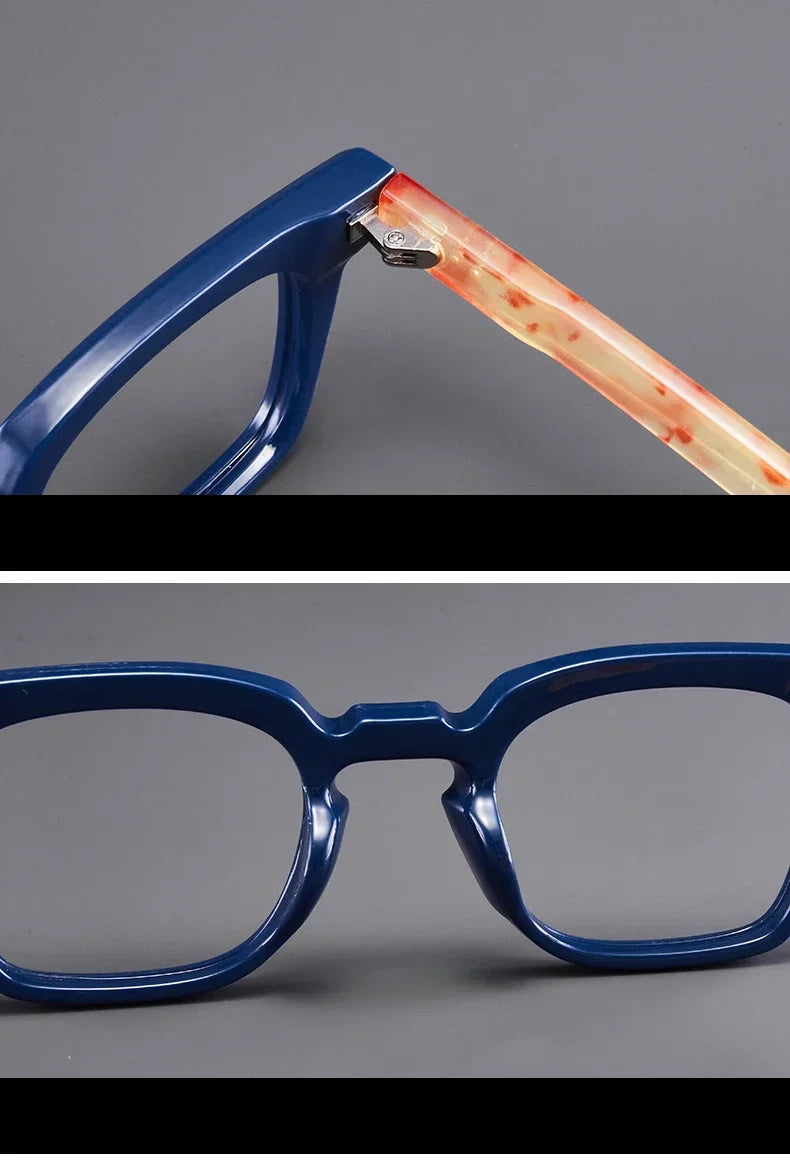 Men Square Reading Glasses Anti Blue Light Eyewear Trend Ultra-lightweight Round Frame Women Presbyopic Eyeglasses Frame Unisex