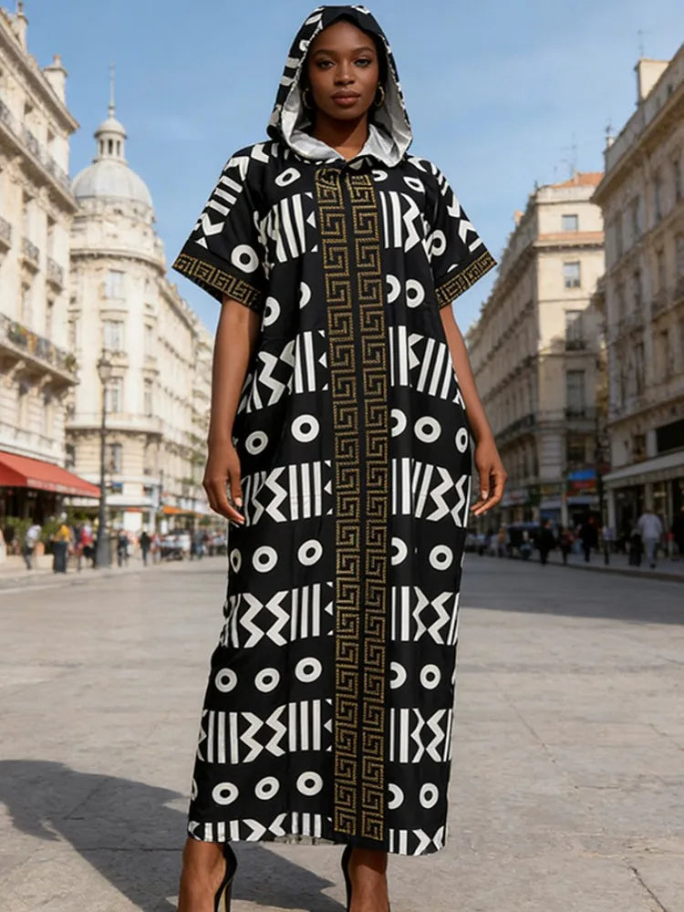 African Dresses For Women Muslim Fashion Abayas Boubou Dashiki Ankara Outfits Evening Gown Dubai Kaftan Abaya Robe Marocaine