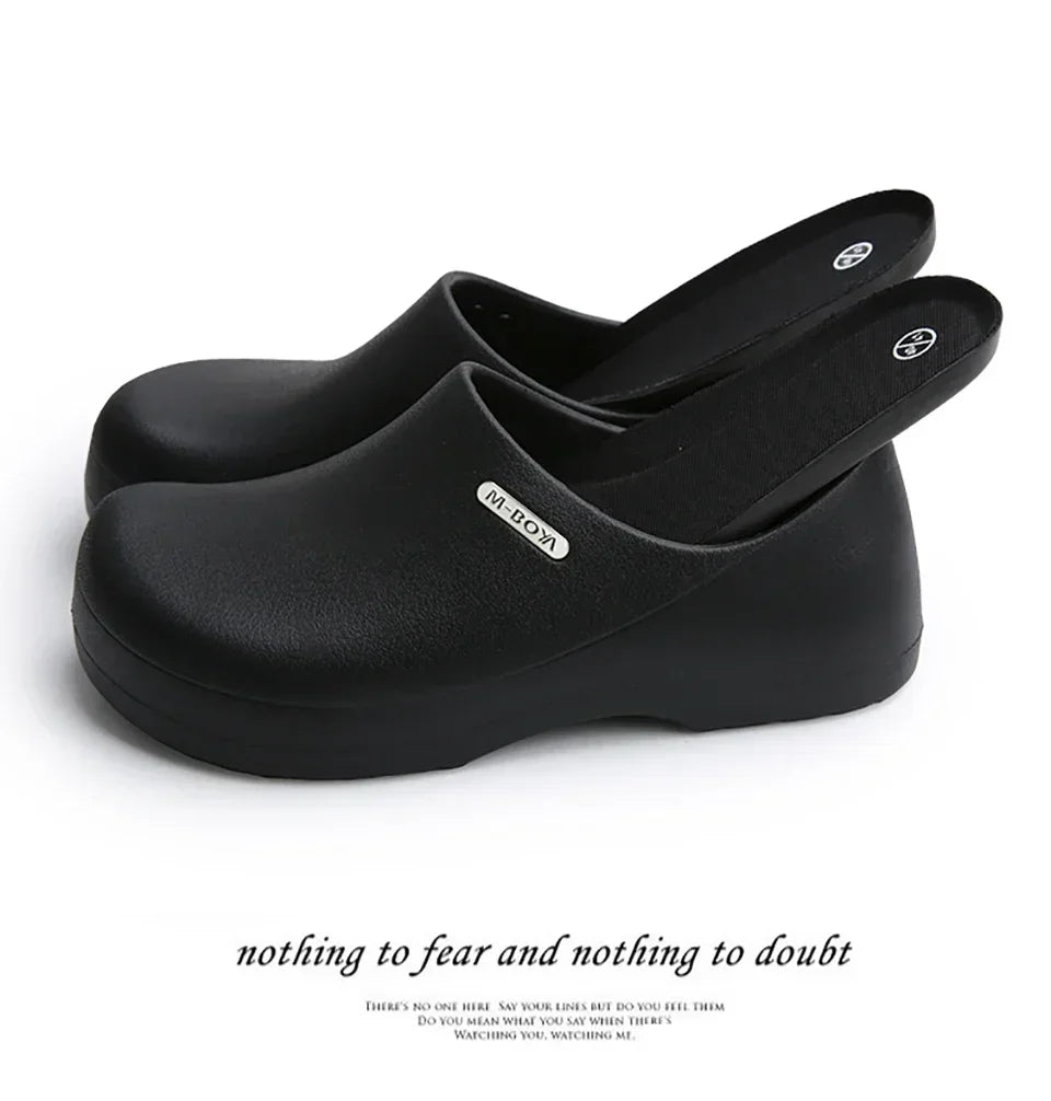 Men Chef Shoes Women Non-slip Waterproof Oil-proof Kitchen  Nurse Shoes Work Cook Shoes Special Dance Shoes Zapatillas Hombre