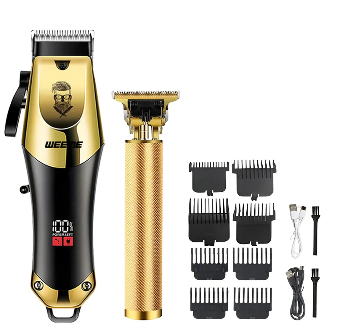 Professional Electric Hair Clipper Kit /Nose Trimmer | USB Charging 0mm Shaver haircut machine for beard Man Valentines Day Gift