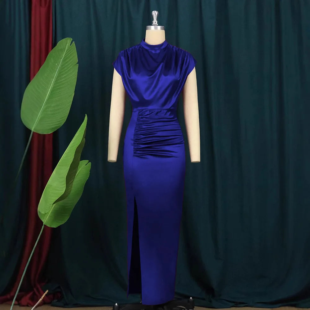women's casual dresses draped fashion Woman clothes long wedding summer prom female evening dresses elegant party dresses hxy306