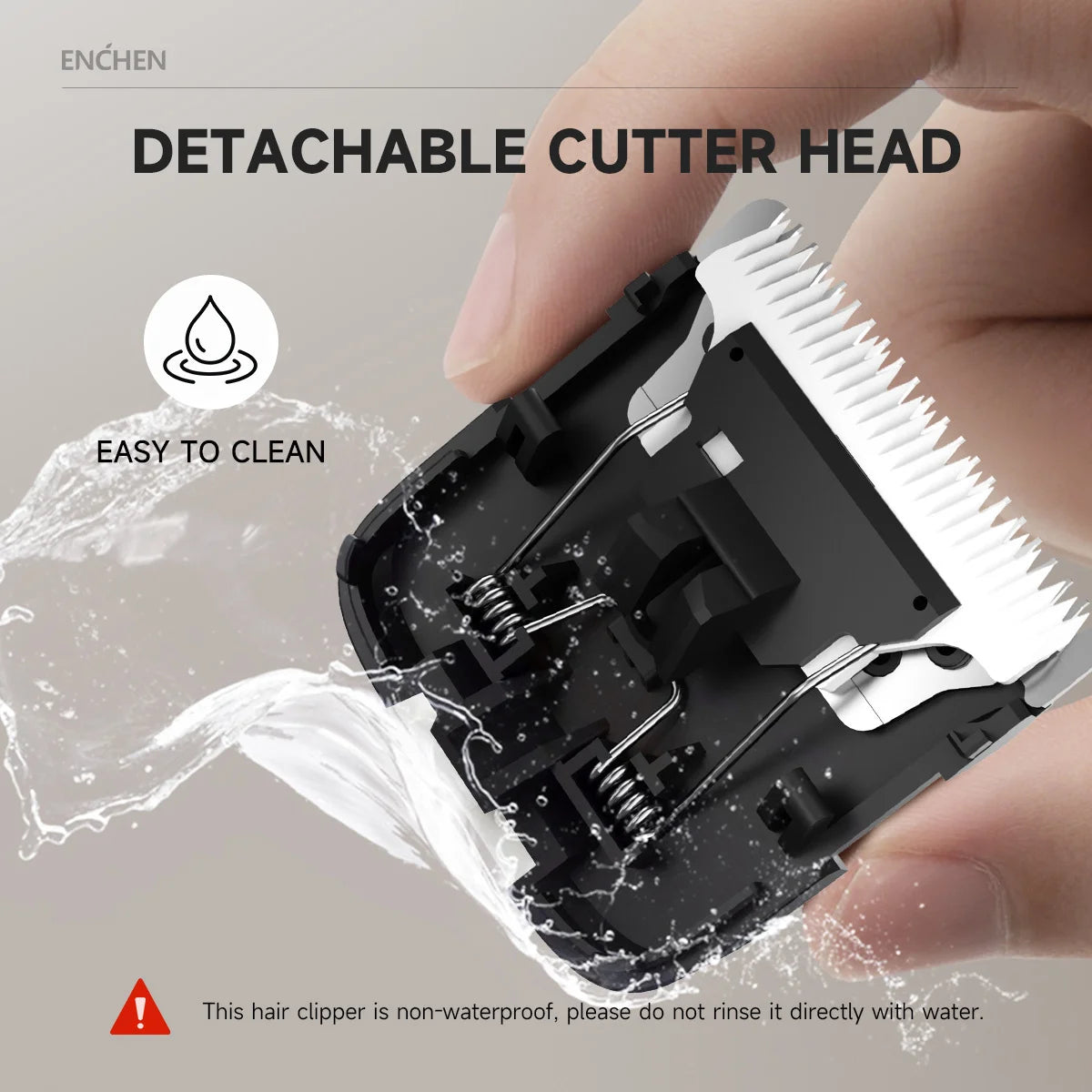 ENCHEN Boost Electric Hair Clipper Professional Cordless Fast Type-C Charging Ceramic Haircut Machine Hair Trimmer For Men Adult