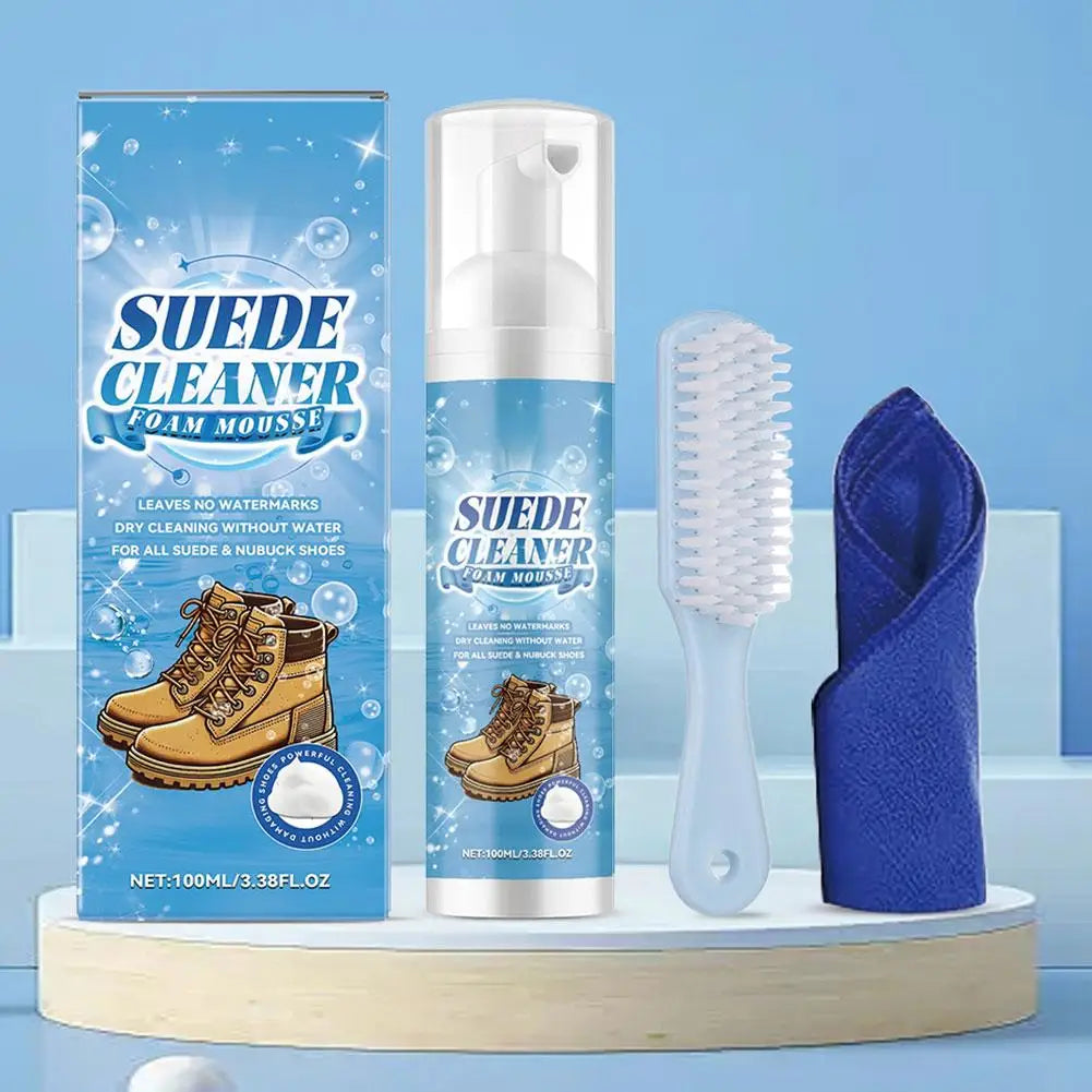 Cleaning Dirt Suede Cleaner Set Gentle Non-damaging Resists Fading Deformation Cleaner Set for All Suede Products Cleaner Set