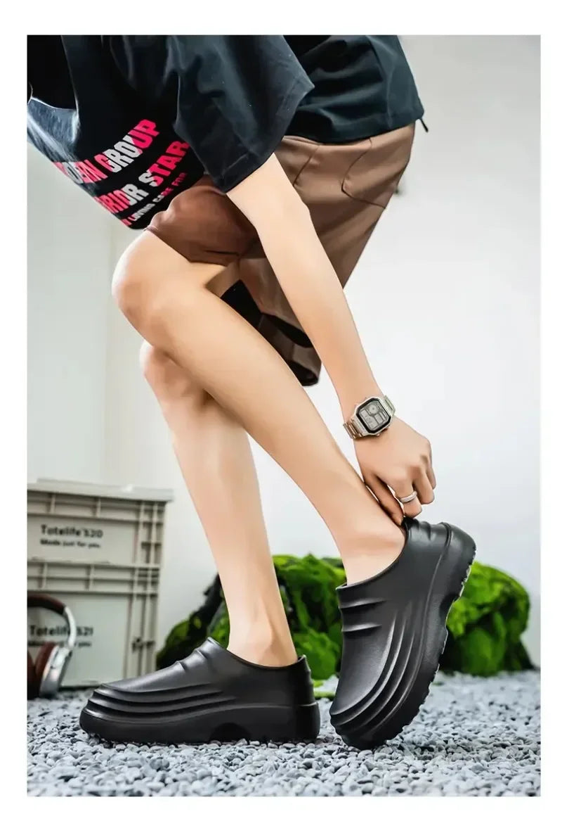 Women's and men's Waterproof Shoes for Summer Spring and Autumn Couple's Kitchen Chef Shoes Nurse Teacher work shoes Man Sandals