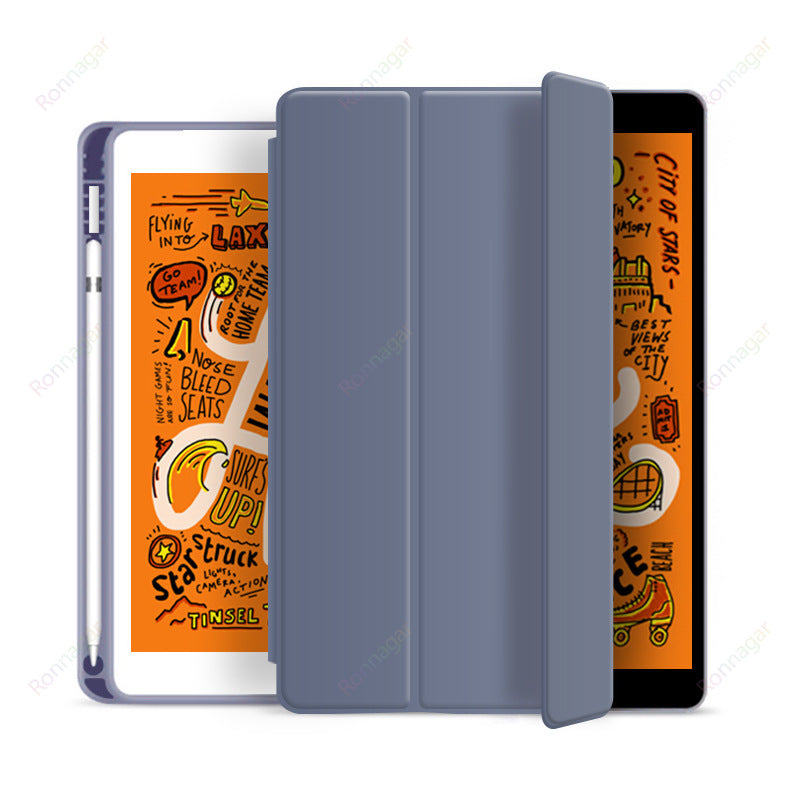 Pencil Holder Case for ipad 10th Gen 10.9 2024 2025 A16 11th Air13 M3 M2 Air4 5 6 10.9 Pro11 M4 M2 7 8 9th 10.2 Pro12.9 5th 6th