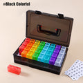 Monthly Pill Organizer 2 Times A Day, Pill Box with AM PM Compartments, Medicine Organizer for Vitamins, Supplements &Medication