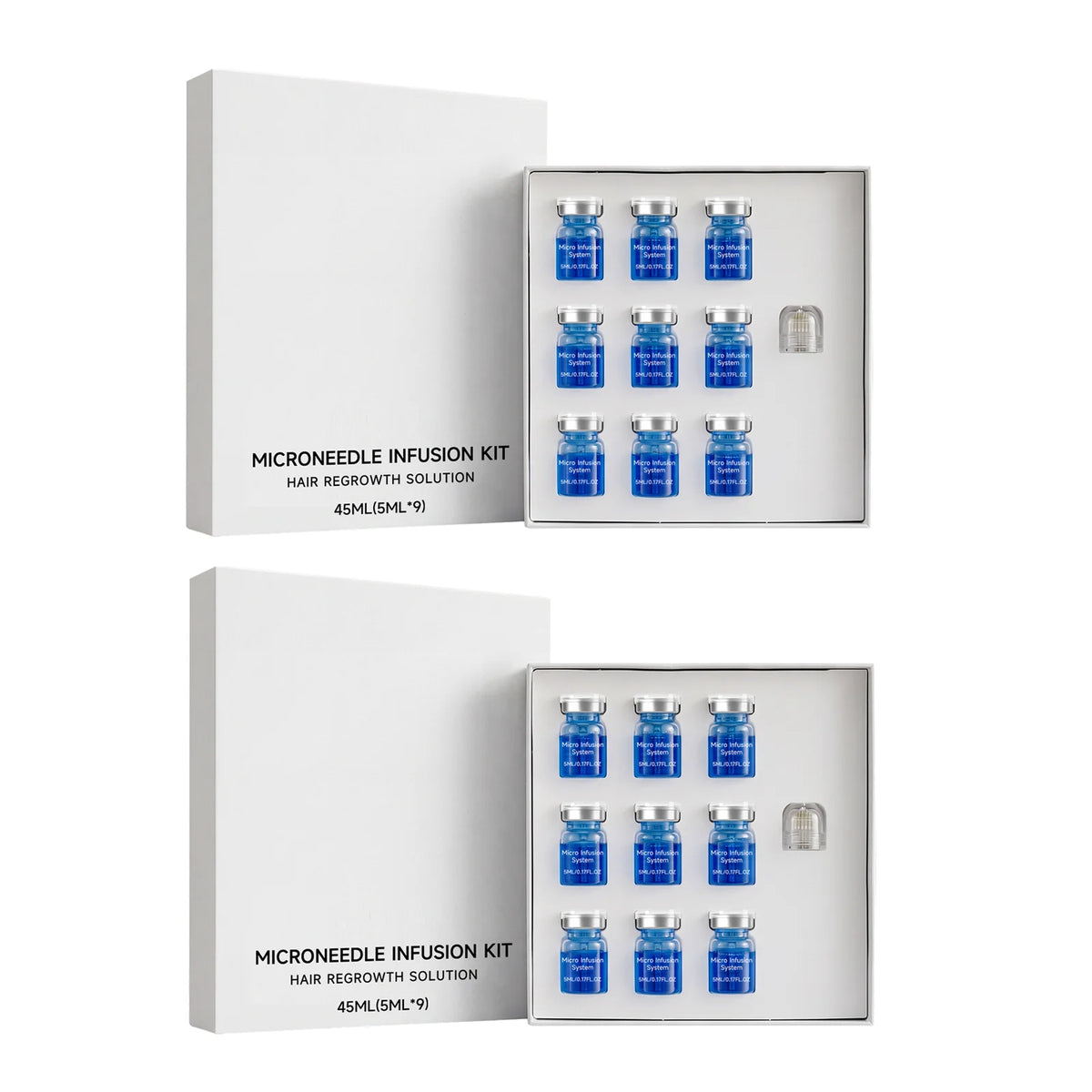 Microneedle Hair Regrowth Kit Solution Scalp Nourishing Serum For Hair Health Maintenance Needle Head Use Scalp Care Kit