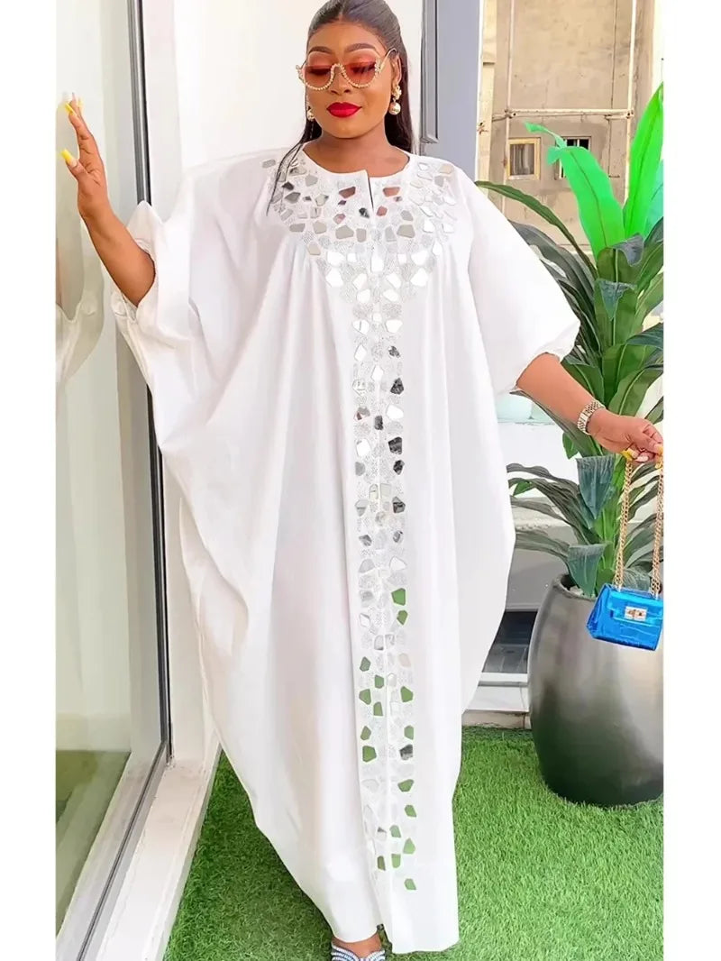 Abayas For Women Dubai African Muslim Fashion Dress Caftan Marocain Evening Party Dresses Satin Boubou Robe Djellaba Femme 2025